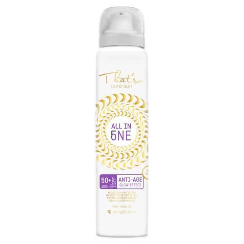That'so - All In One Spf 50 Mousse Anti-Age Protection Solaire En Pour Le Visage 100 Ml 