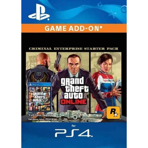 Grand Theft Auto V Criminal Enterprise Starter Pack Dlc Ps4 Psn