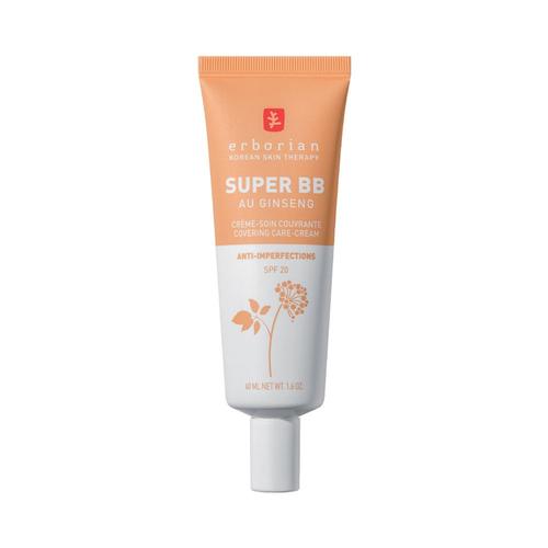 Erborian - Super Bb Au Ginseng 40ml Crème Soin Couvrant Anti-Imperfections Teinte Doré 40 Ml 