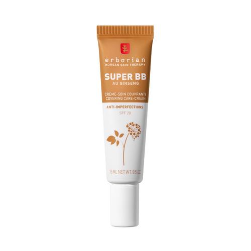 Erborian - Super Bb Au Ginseng Format Voyage Crème Soin Couvrant Anti-Imperfections Teinte Caramel 15 Ml 