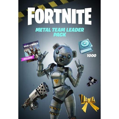 Fortnite  Metal Team Leader Pack  1000 Vbucks Challenge Xbox One Xbox Live