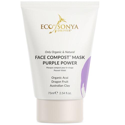 Eco By Sonya - Eco Tan Masque Visage Purple Power 75ml Masque Visage 75 Ml 