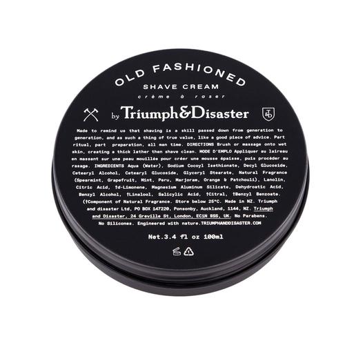 Triumph&disaster - Old Fashioned Shave Cream Jar Crème À Raser 100 Ml 