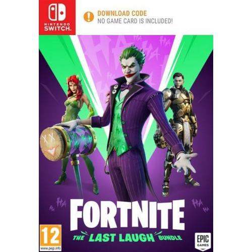 Fortnite The Last Laugh Bundle  1000 Vbucks Nintendo Switch Eshop