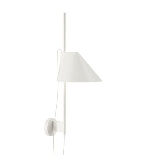 Applique Avec Prise Yuh Led Métal Blanc / H 62,6 Cm - Louis Poulsen