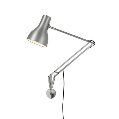 Applique Avec Prise Type 75 Métal Argent / Avec Bras - Anglepoise
