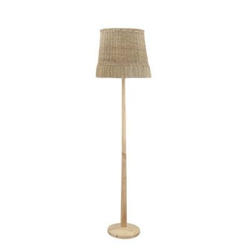 Lampadaire Collected Fibre Végétale Beige Bois Naturel / Rotin - Bloomingville