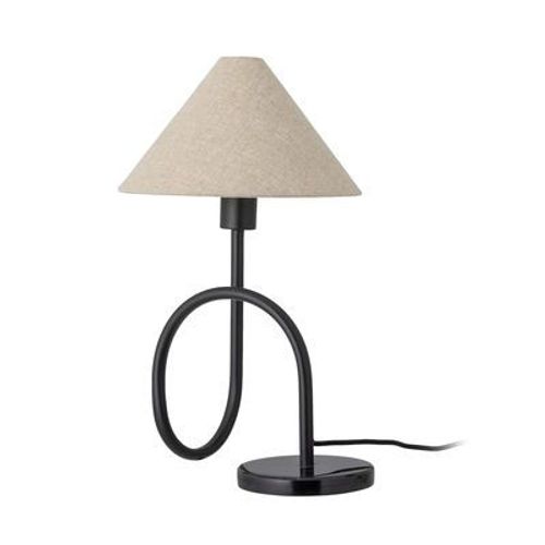 Lampe De Table Emaline Tissu Beige / L 45 X H 48 Cm - Pied Flexible - Bloomingville