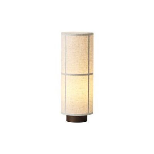 Lampe De Table Hashira Tissu Beige / Ø 18 X H 49,5 Cm - Lin - Menu