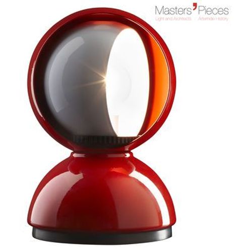 Lampe De Table Masters' Pieces - Eclisse Métal Rouge / 1967 - Artemide