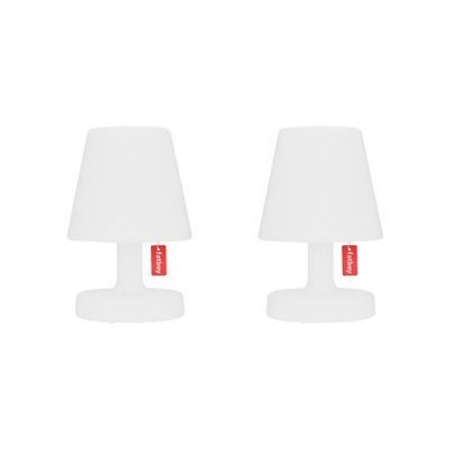 Lampe Sans Fil Rechargeable Edison The Petit Ii Led Plastique Blanc / H 25 Cm / Set De 2 - Fatboy