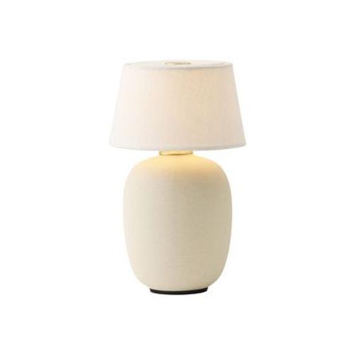 Lampe Sans Fil Rechargeable Torso Céramique Beige / Ø 12 X H 20 Cm - Menu