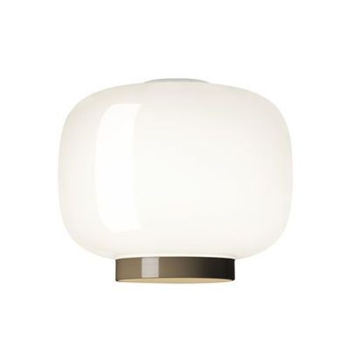 Plafonnier Chouchin Reverse N°3 Verre Blanc / Ø 30 X H 25 Cm - Foscarini