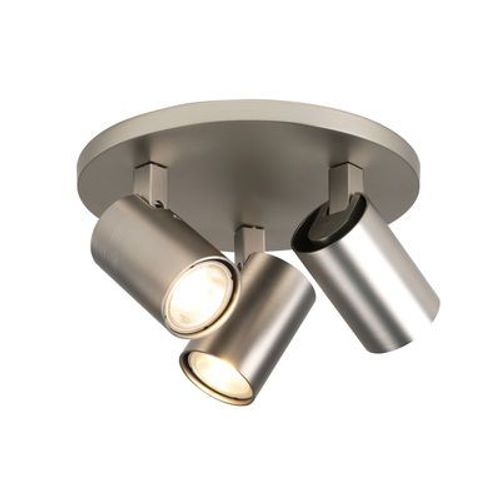 Plafonnier Spot Orientable Ascoli Triple Round Métal / 3 Spots Orientables - Ø 22cm - Astro Lighting