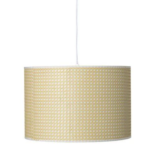 Suspension  Fibre Végétale Bois Beige / Cannage - Ø 45 Cm - Bloomingville