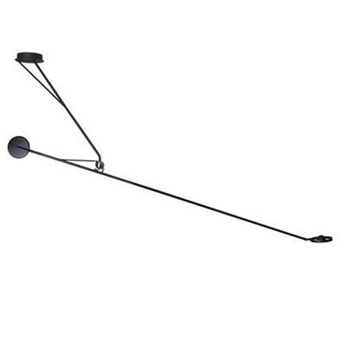 Suspension Aaro Led Métal Noir / L 162 Cm - Bras Mobile - Dcw Éditions