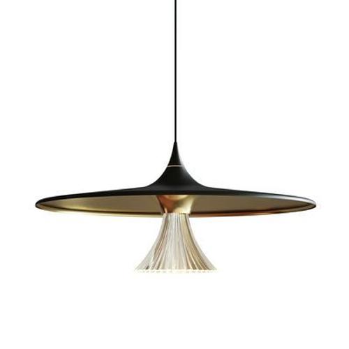 Suspension Ipno Noir Or Métal / Led - Ø 62 Cm - Artemide