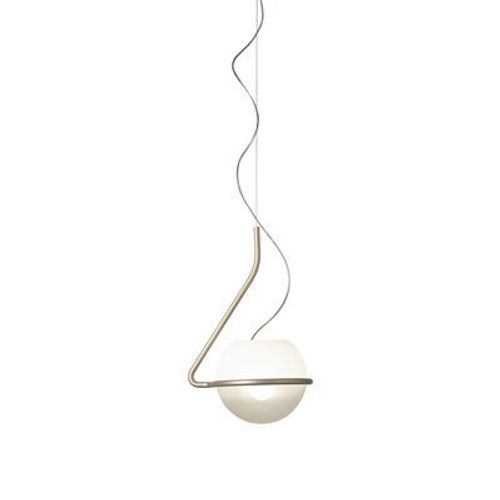 Suspension Tonda Small Verre Métal / Ø 25 Cm - Foscarini