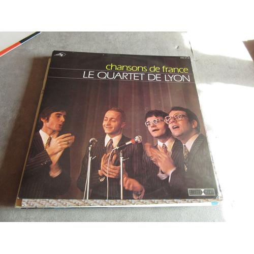 33 Tours Le Quartet De Lyon Chansons De France Ref Stec 60 Az