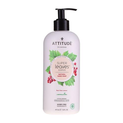 Attitude - Super Leaves Savon Pour Mains - Feuilles De Vigne Rouge 473 Ml 