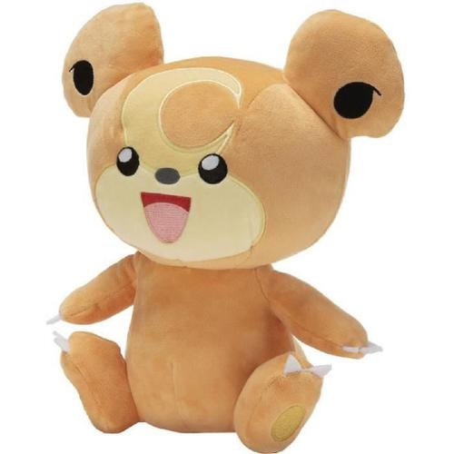 Pokémon - Peluche Teddiursa - 30 Cm - Bandai