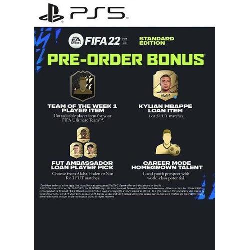 Fifa 22 Standard Edition Preorder Bonus Dlc Ps5 Psn