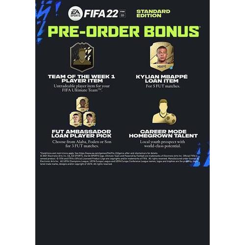 Fifa 22 Standard Edition Preorder Bonus Dlc Pc Origin