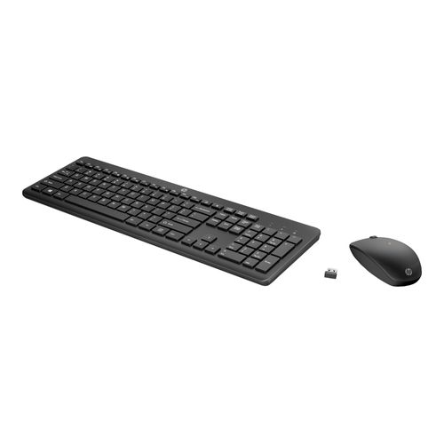 HP 230 - Ensemble clavier et souris - sans fil - Français - pour HP 21, 22, 24, 27; Pavilion 24, 27, TP01; Pavilion Laptop 14, 15