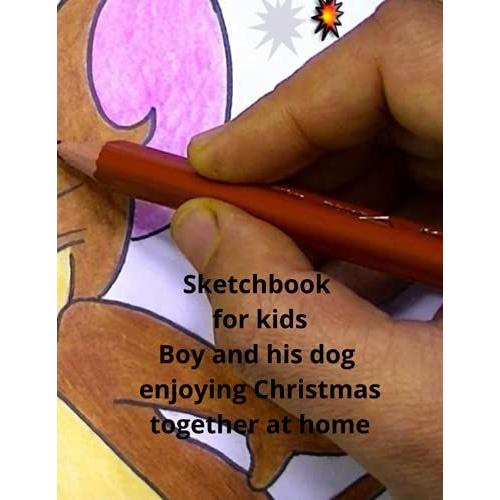 Sketchbook Notebook Kids Babies Animals Enjoying Christmas: 8.5 X 11 Inches (17.54 X11.25)Inches 130page