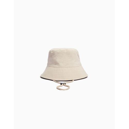 Chapeau Bob Nylon Lanières Homme Blanc