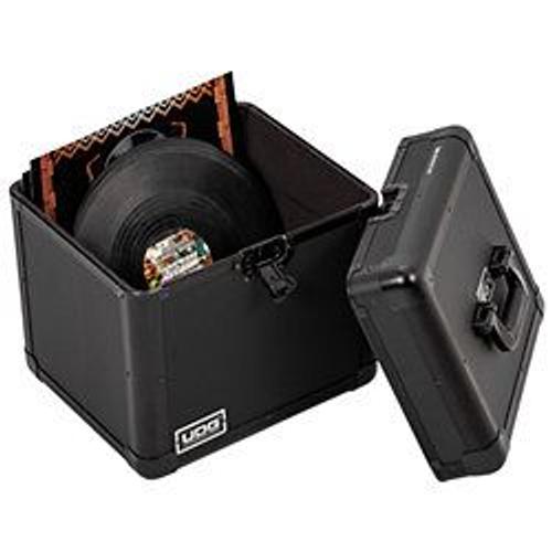 U 93017 BL Flight Record Case 80 Vinyl Black