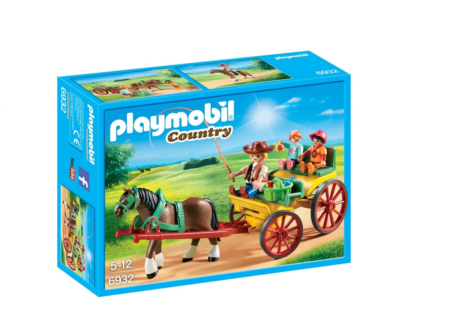 Playmobil 6932 - Calèche Avec Attelage