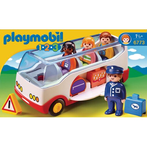 Playmobil 6773 - Autocar De Voyage 1.2.3 - 2