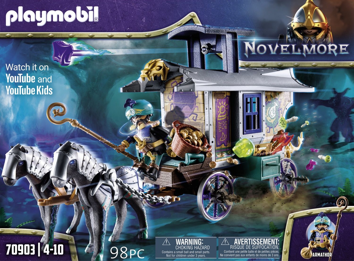 Playmobil 70903 - Marchand Et Chariot