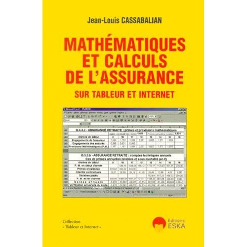 Mathematiques Et Calculs De L'assurance Sur Tableur Et Internet