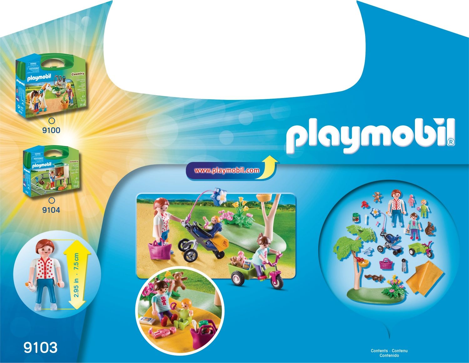 Playmobil Family Fun 9103 Valisette Pique Nique En Famille - 3