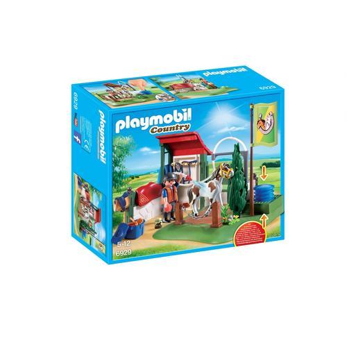 Playmobil 6929 - Box De Lavage Pour Chevaux