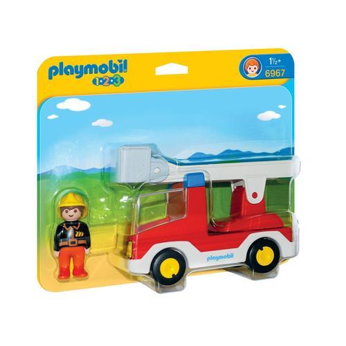 Playmobil 6967 - Camion De Pompier Avec Échelle Pivotante