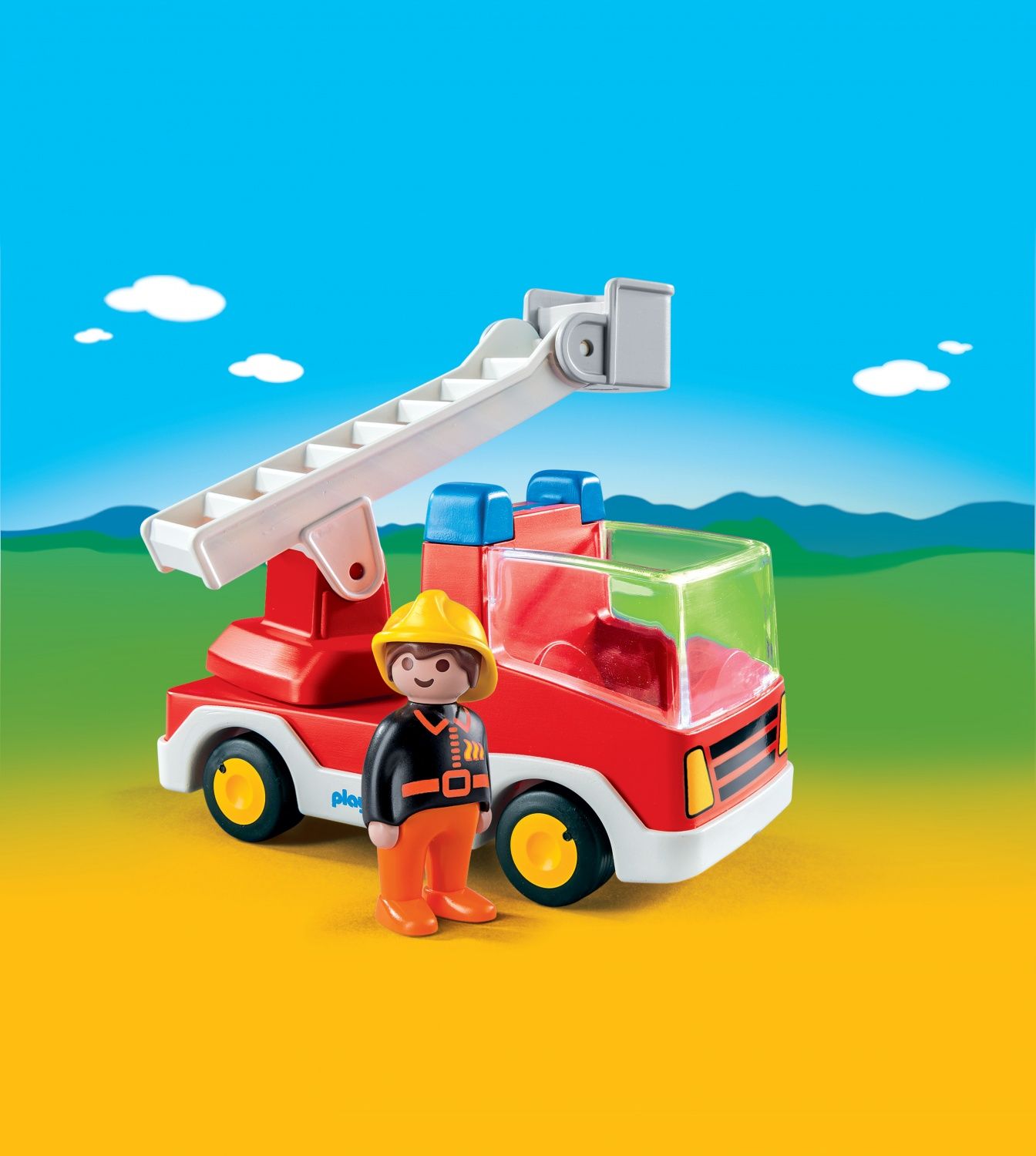 Playmobil 6967 - Camion De Pompier Avec �chelle Pivotante - 4
