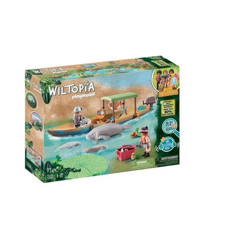 Playmobil Wiltopia 71010 - Pirogue Et Lamantins