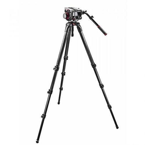 Manfrotto trépied vidéo 536 carbone avec Rotule 509HD