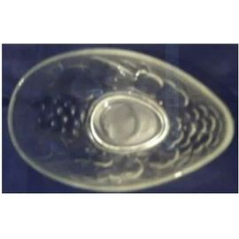 Vintage - Coupelle - Pour Avocat - En Verre - Décor Fruits