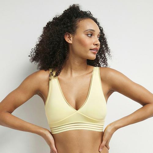 Soutien-Gorge Triangle Sans Armature En Microfibre Jaune Oh My Dim’S