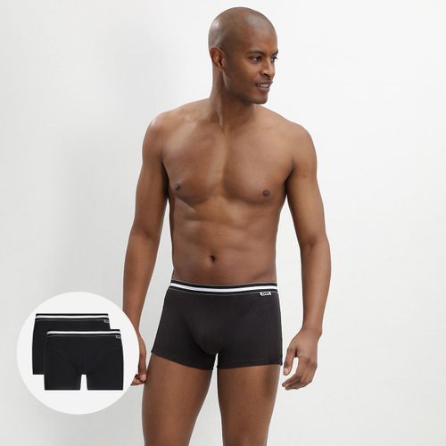 Lot De 2 Boxers Noirs Ecodim En Coton Stretch