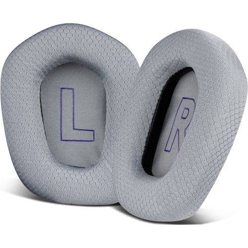 Coussinets de rechange confortables en maille pour casque Logitech G733 - Gris