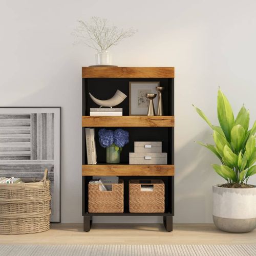 Vidaxl Armoire Latérale 60x33x107 Cm Bois Massif De Manguier