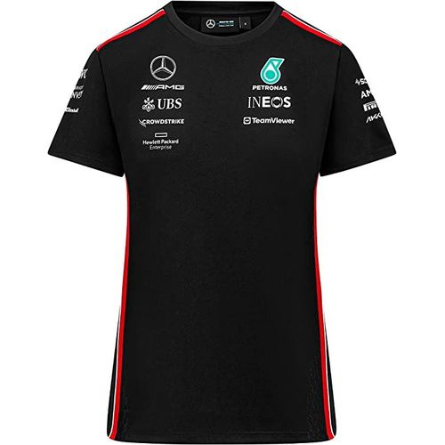T-Shirt Femme Mercedes-Amg Petronas Motorsport Officiel Formule 1