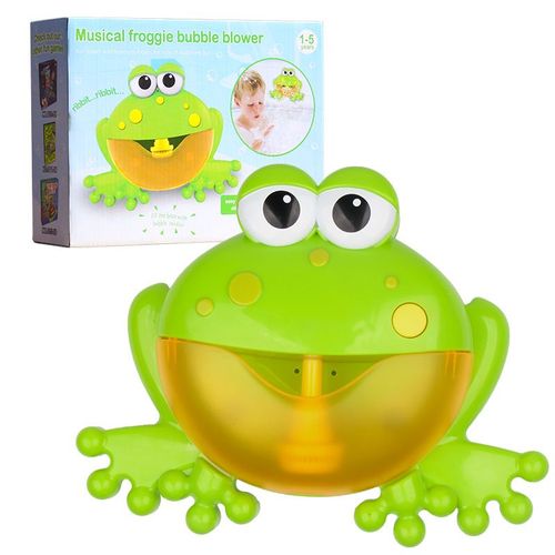 Jouet À Bulles De Bain Pour Bébé, Machine À Bulles De Grenouille 12 Musiques, Fabricant De Bulles De Soufflage,Cadeau Pour Fille Garçon
