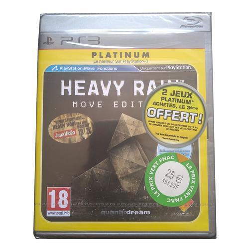 Heavy Rain Move Edition - Jeu Ps3 Platinum