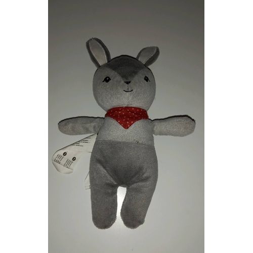 Gulligast Ikea Doudou Peluche Lapin Biche Bandana Rouge